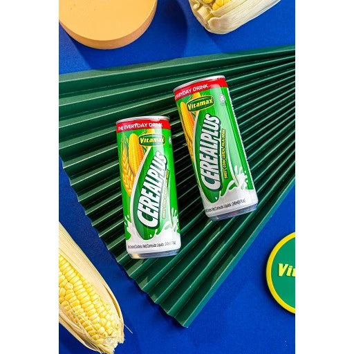 Vitamax Ready to Drink (in 4 cans) Cereal Milk Drink Low Fat No Cholesterol Halal