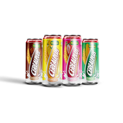 Vitamax Ready to Drink (in 4 cans) Cereal Milk Drink Low Fat No Cholesterol Halal