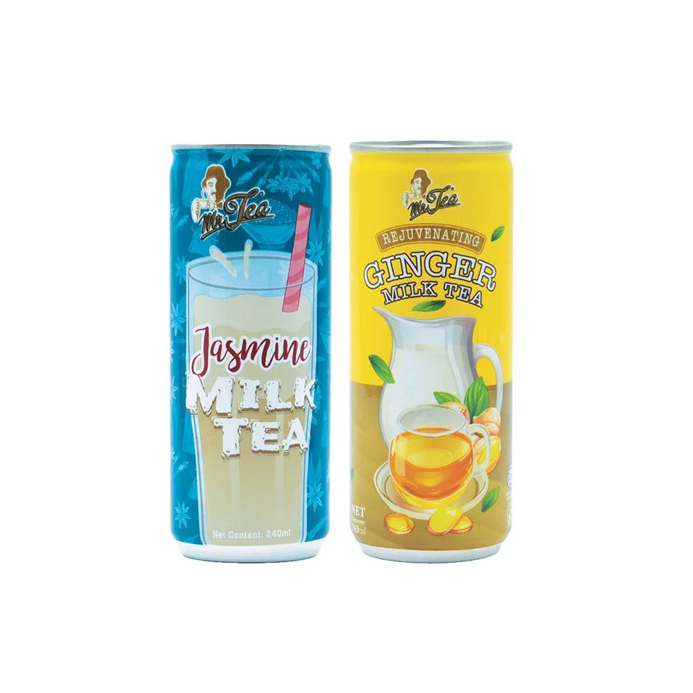 Mr Tea Ready to Drink Ginger & Jasmine Milk Tea (in 4 cans) Halal Ready to drink