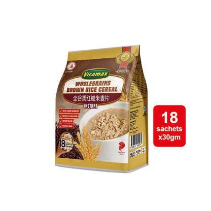 Vitamax Low Fat, Low Cholesterol Whole Grains Original Cereal, Per Pack 18 Sachets 30grams