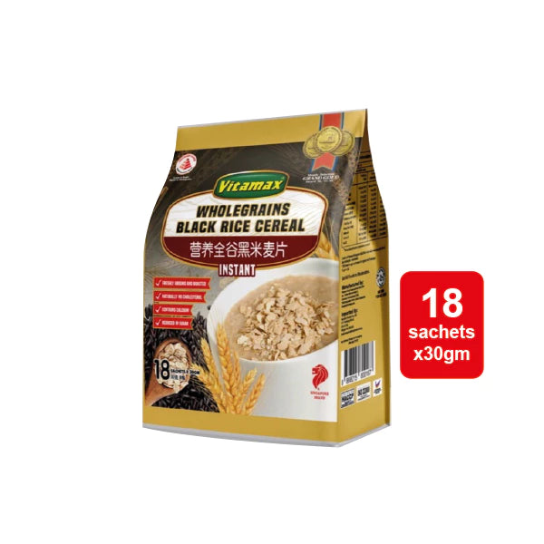 Vitamax Low Fat, Low Cholesterol Whole Grains Original Cereal, Per Pack 18 Sachets 30grams