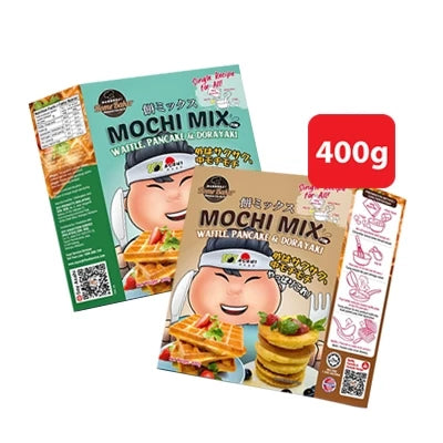 SOY ASAHI Junior Mochi Mix Waffle,Pancake & Dorayaki Recipe 400GM