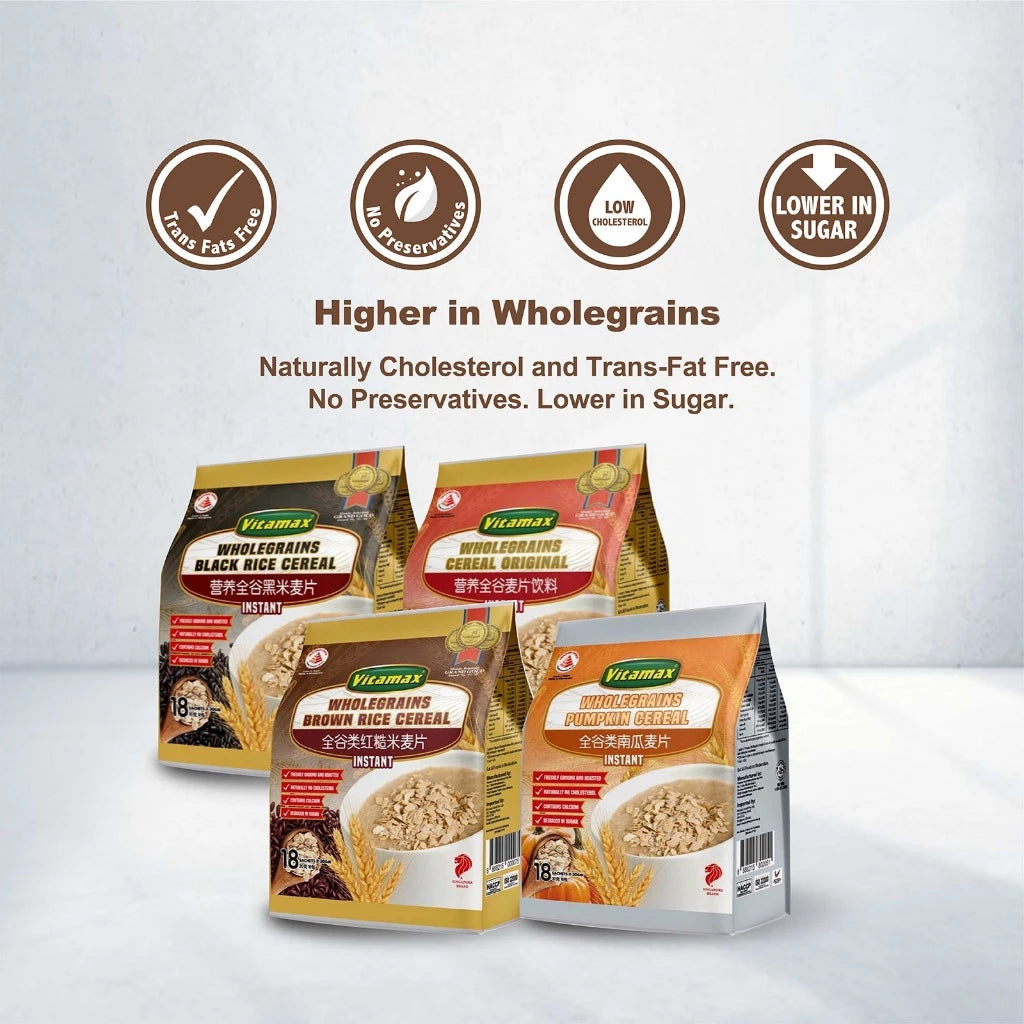 Vitamax Instant Cereal-Black Rice Cereal 3 IN 1 18s x 2pkts