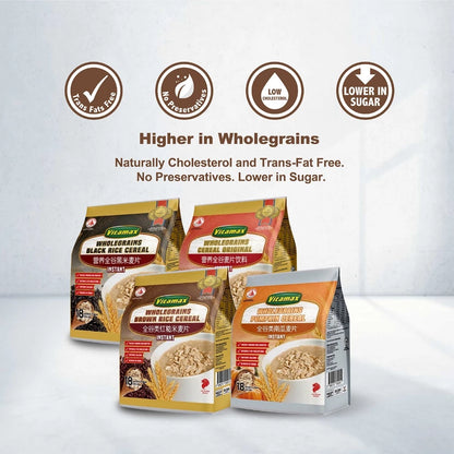 Vitamax Instant Cereal-Black Rice Cereal 3 IN 1 18s x 2pkts